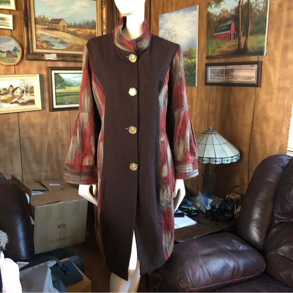 Unique Wool Blend Jacket - Picture 5 of 11